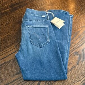 MOTHER Denim The Mid Rise Ankle Dazzler Size 29 NWT